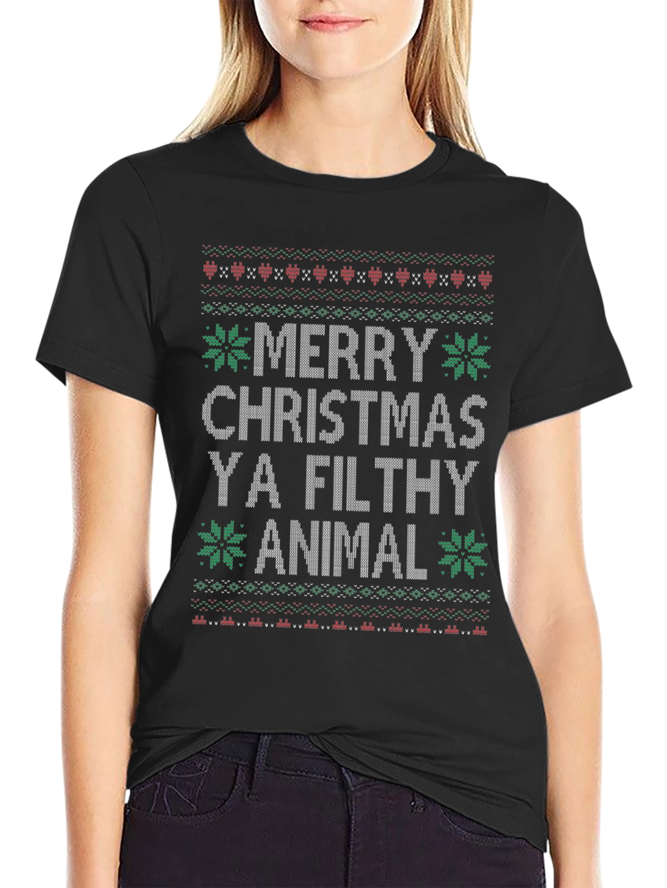 Merry Christmas Ya Filthy Animal T-Shirt