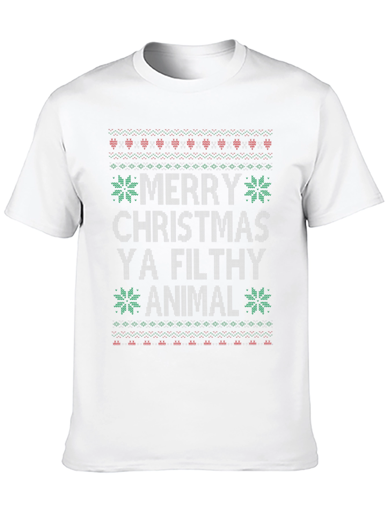 Merry Christmas Ya Filthy Animal T-Shirt