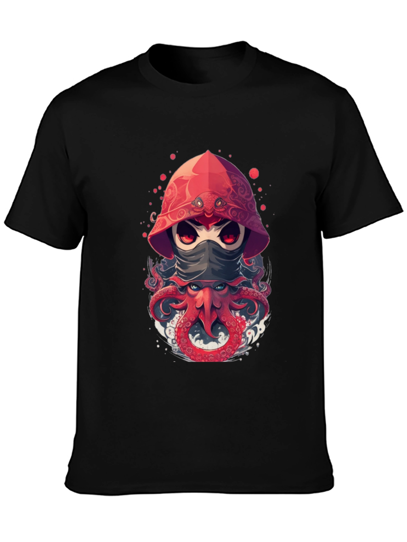Ninja Octopus Graphic Tee - Unique Design