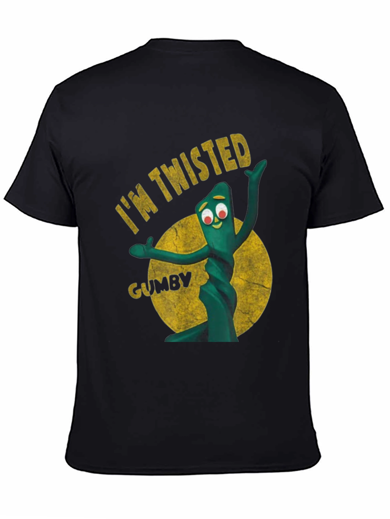 Im Twisted Gumby Graphic Tee - Black