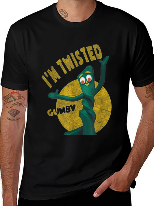 Im Twisted Gumby Graphic Tee - Black