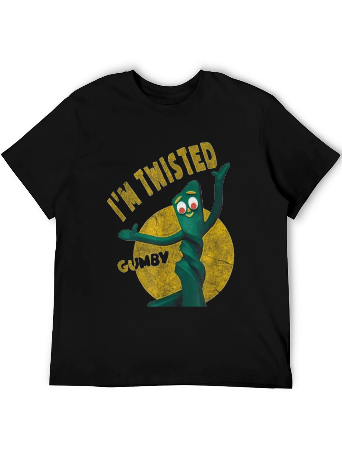 Im Twisted Gumby Graphic Tee - Black