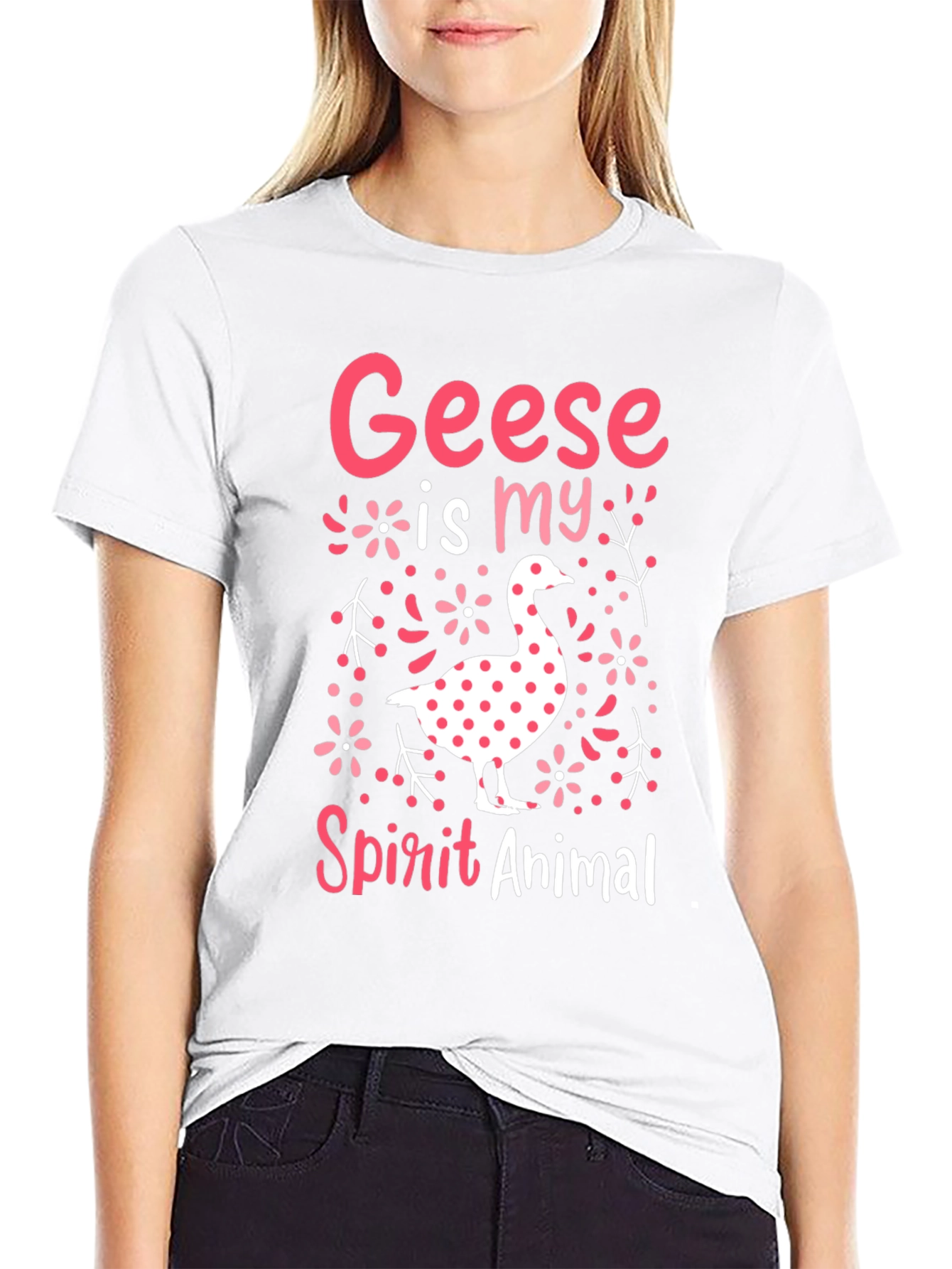 Geese Spirit Animal T-Shirt Funny Goose Lover Tee