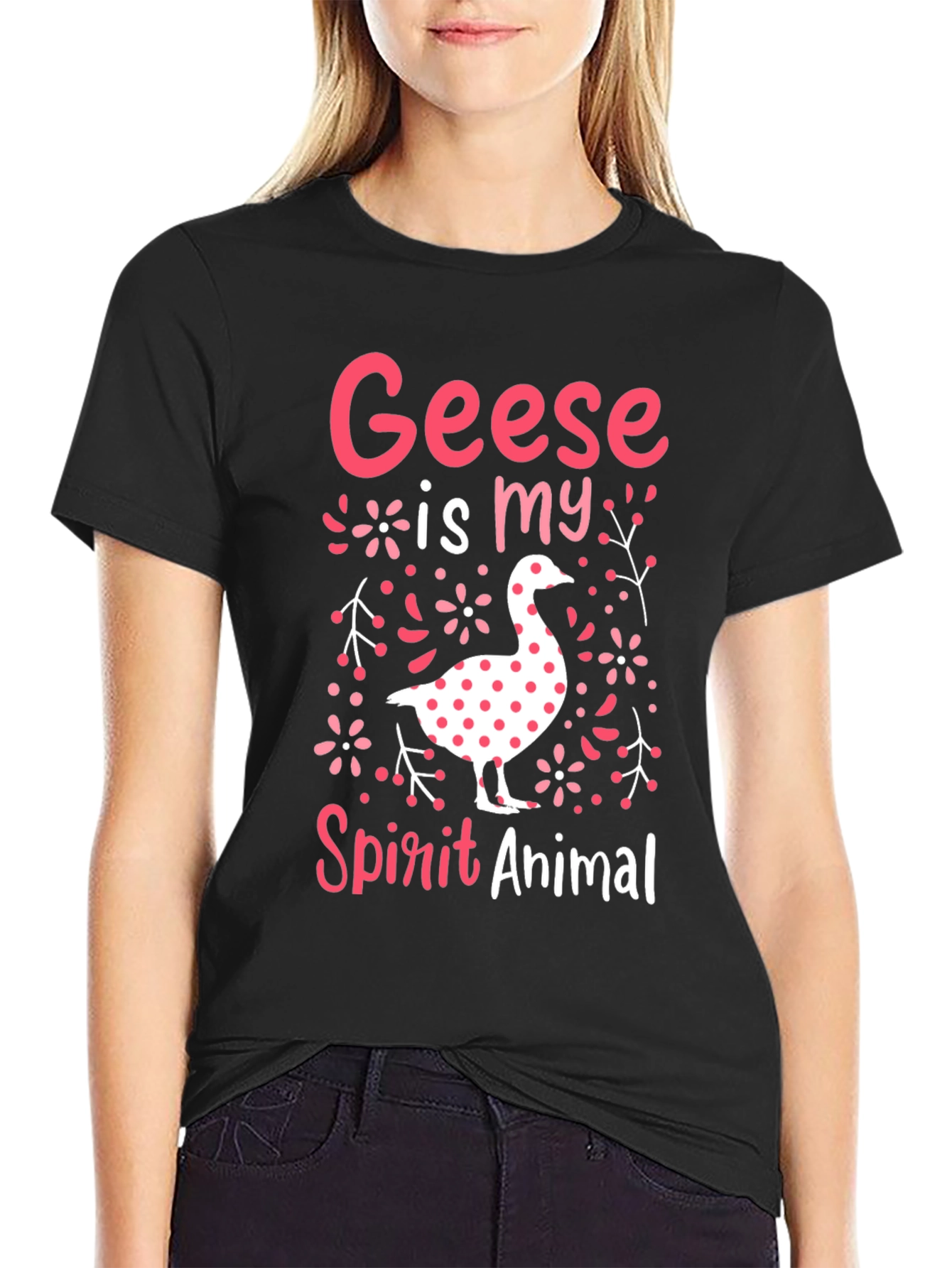 Geese Spirit Animal T-Shirt Funny Goose Lover Tee