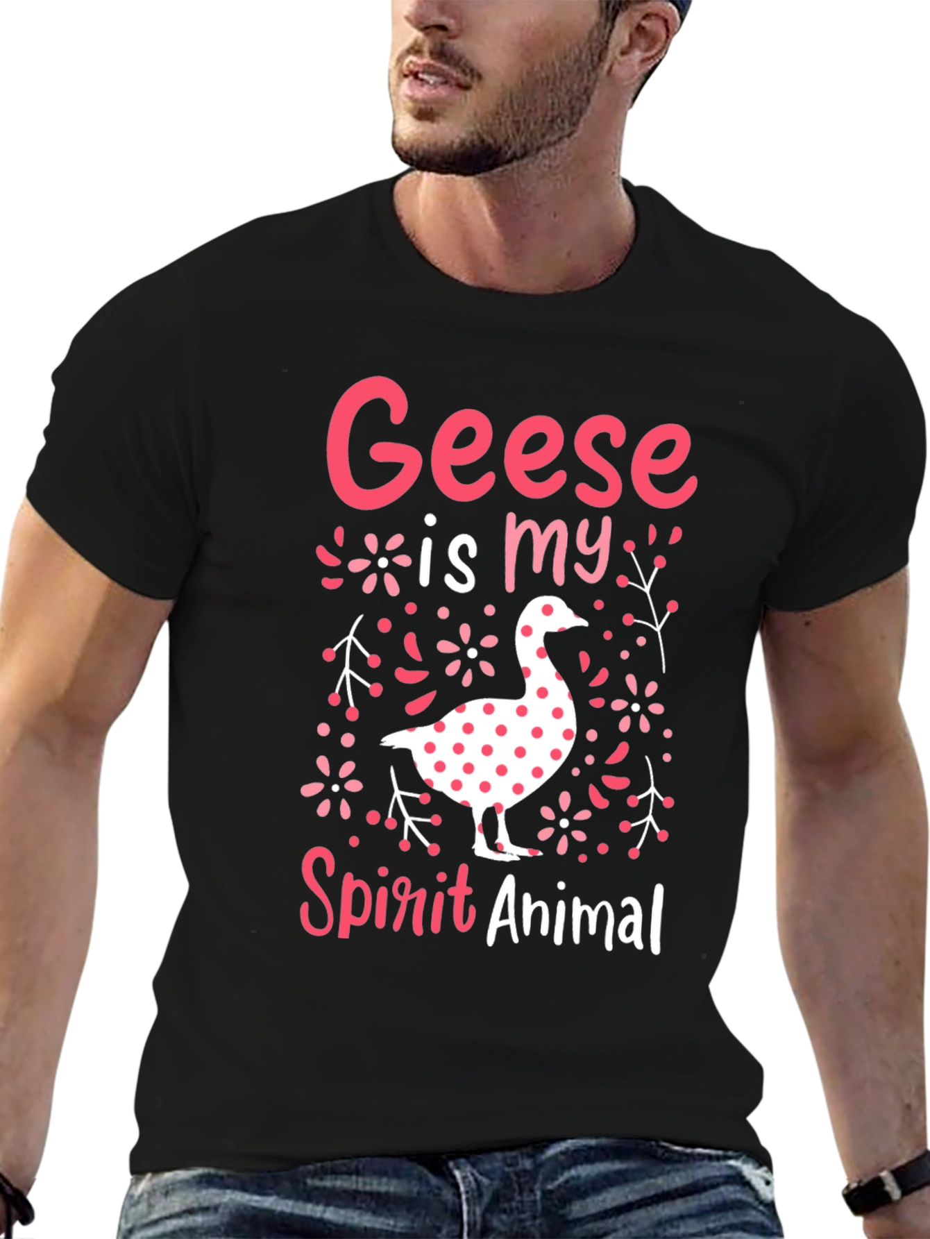 Geese Spirit Animal T-Shirt Funny Goose Lover Tee