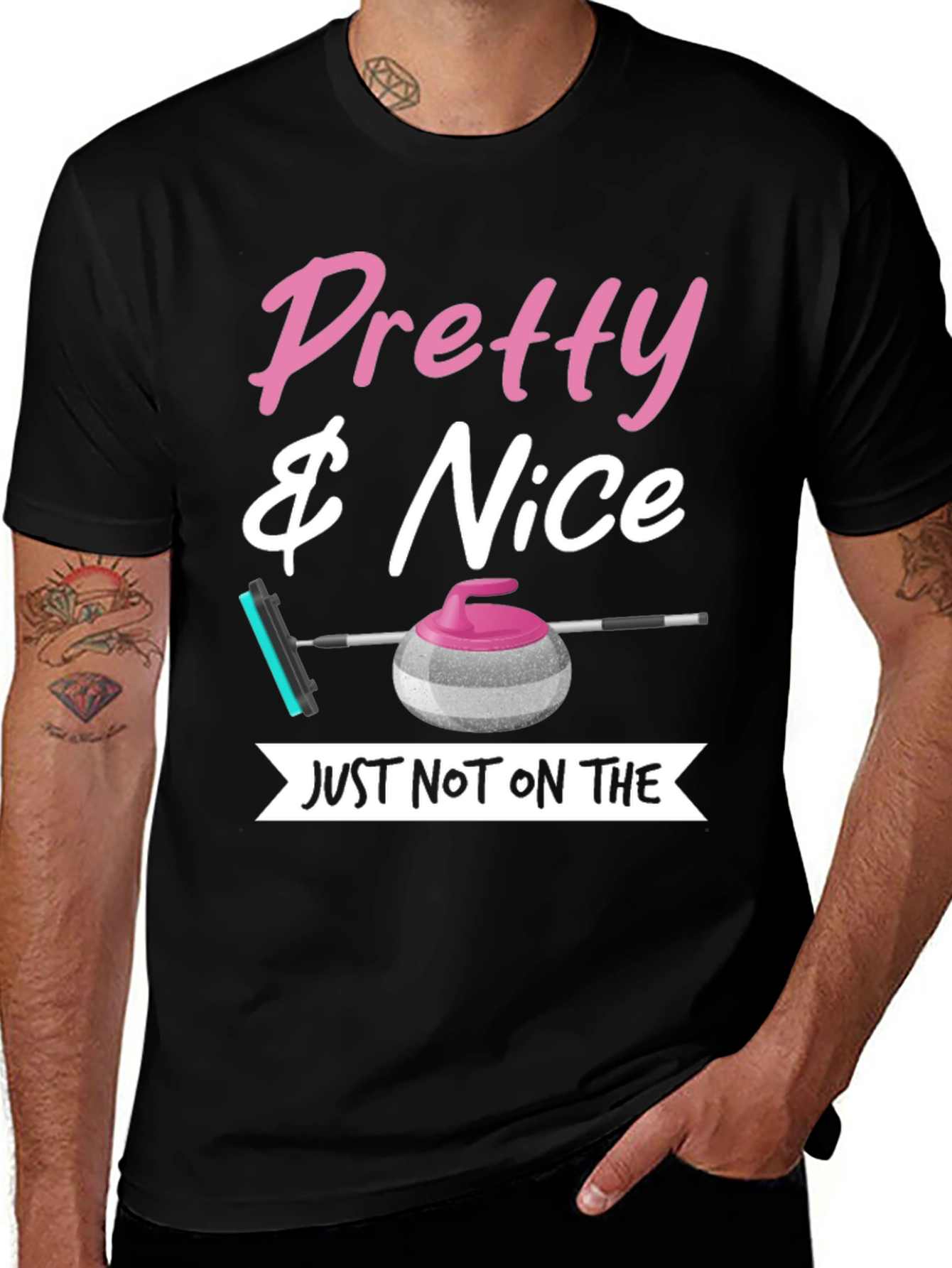Pretty & Nice Curling T-Shirt