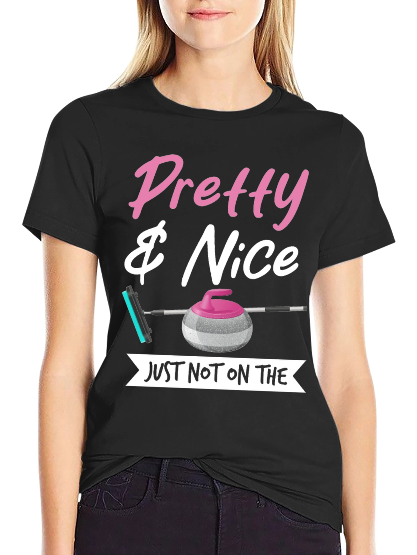 Pretty & Nice Curling T-Shirt