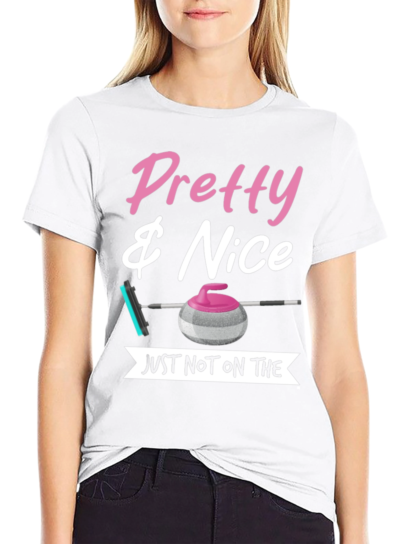 Pretty & Nice Curling T-Shirt