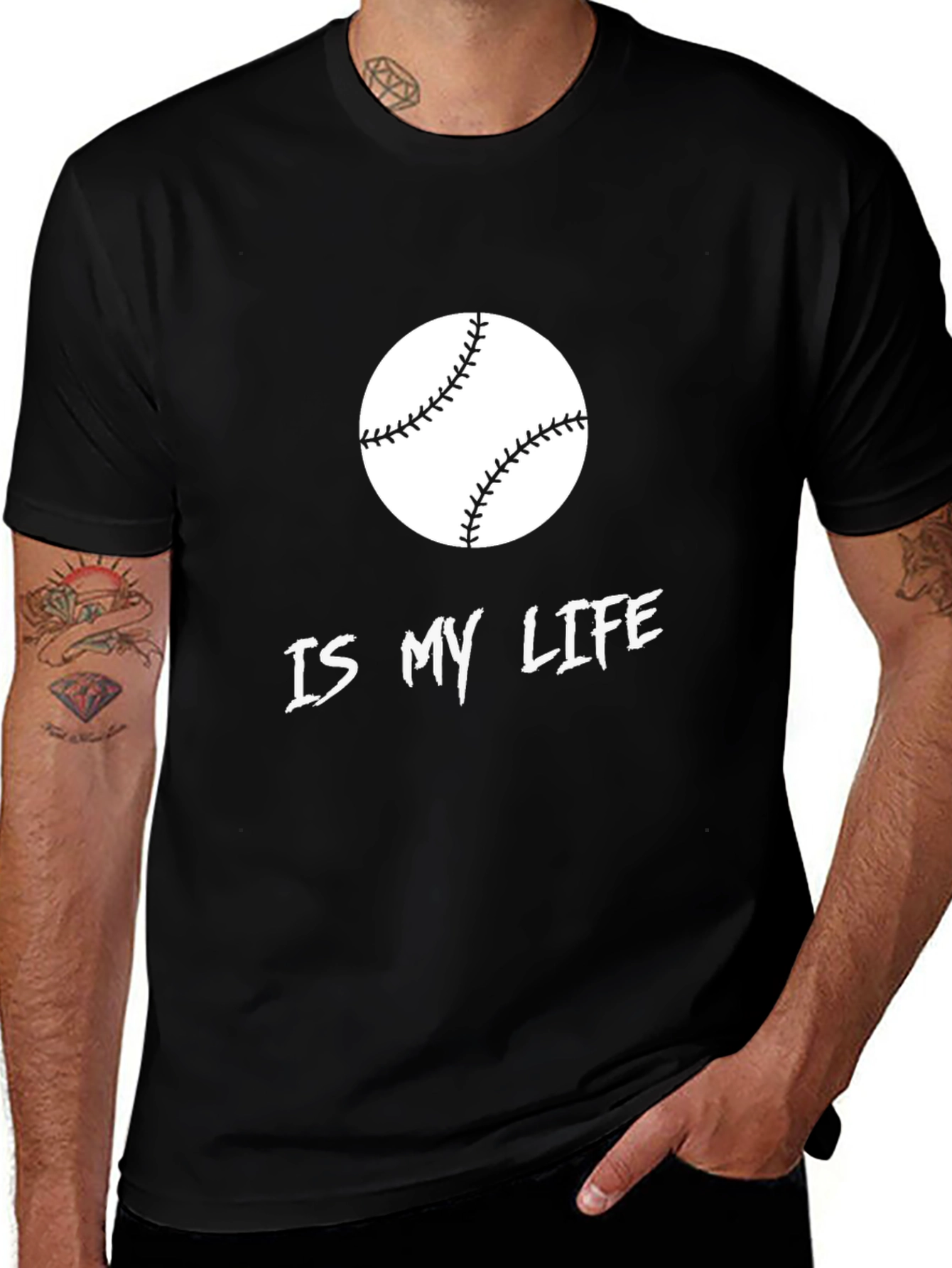 Baseball Is My Life Graphic Tee