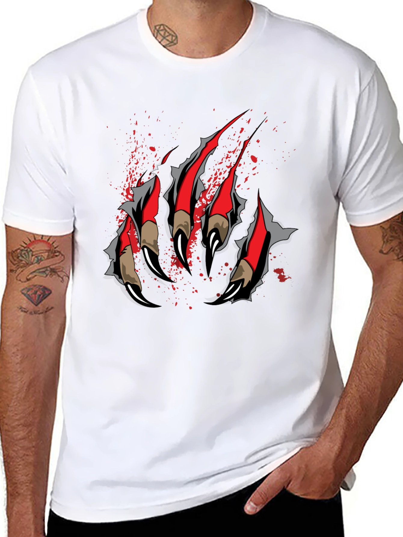 Claw Graphic T-Shirt - Black