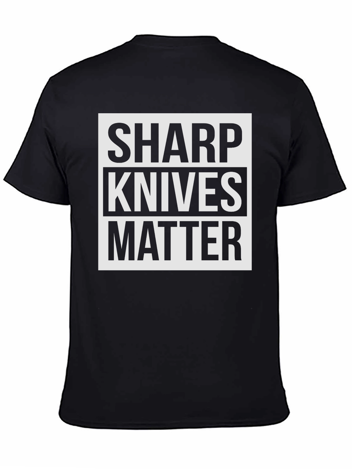 Sharp Knives Matter Graphic Tee - Bold Statement T-Shirt