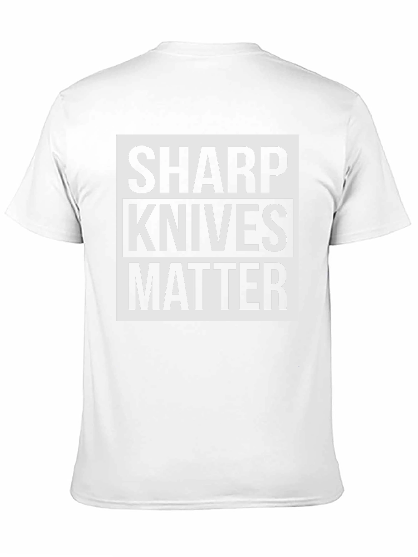 Sharp Knives Matter Graphic Tee - Bold Statement T-Shirt