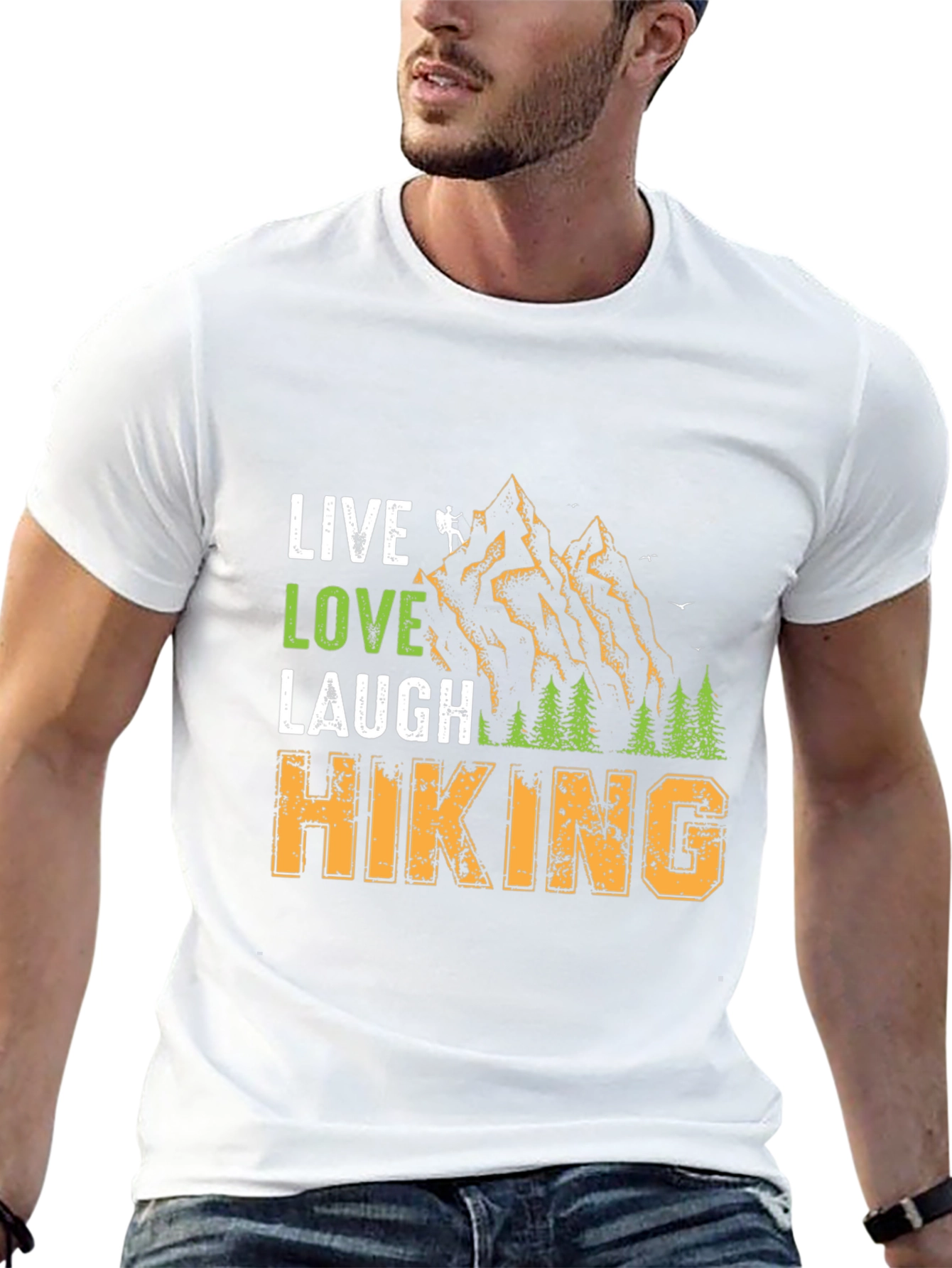 Live Love Laugh Hiking Tee - Adventure Ready