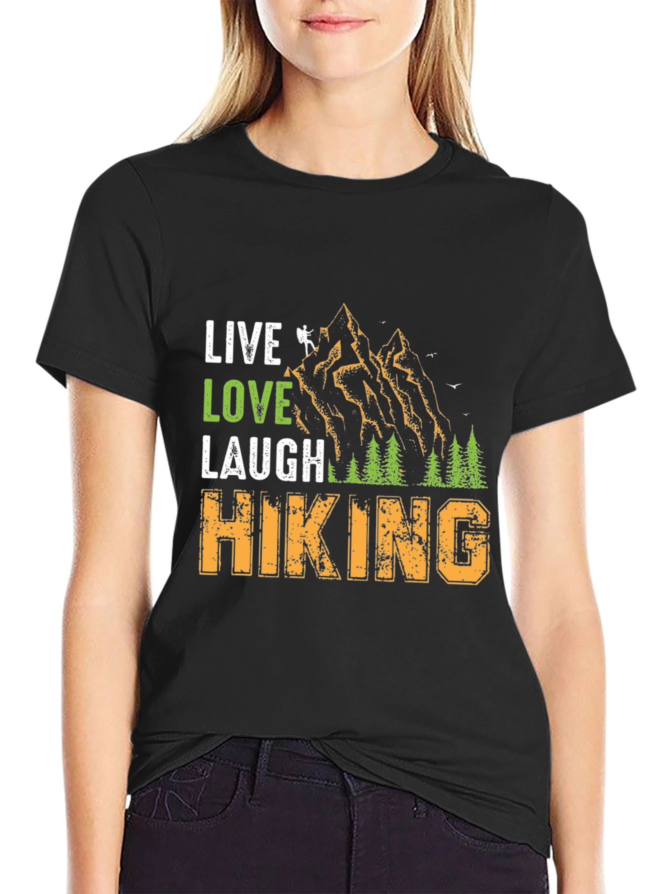 Live Love Laugh Hiking Tee - Adventure Ready