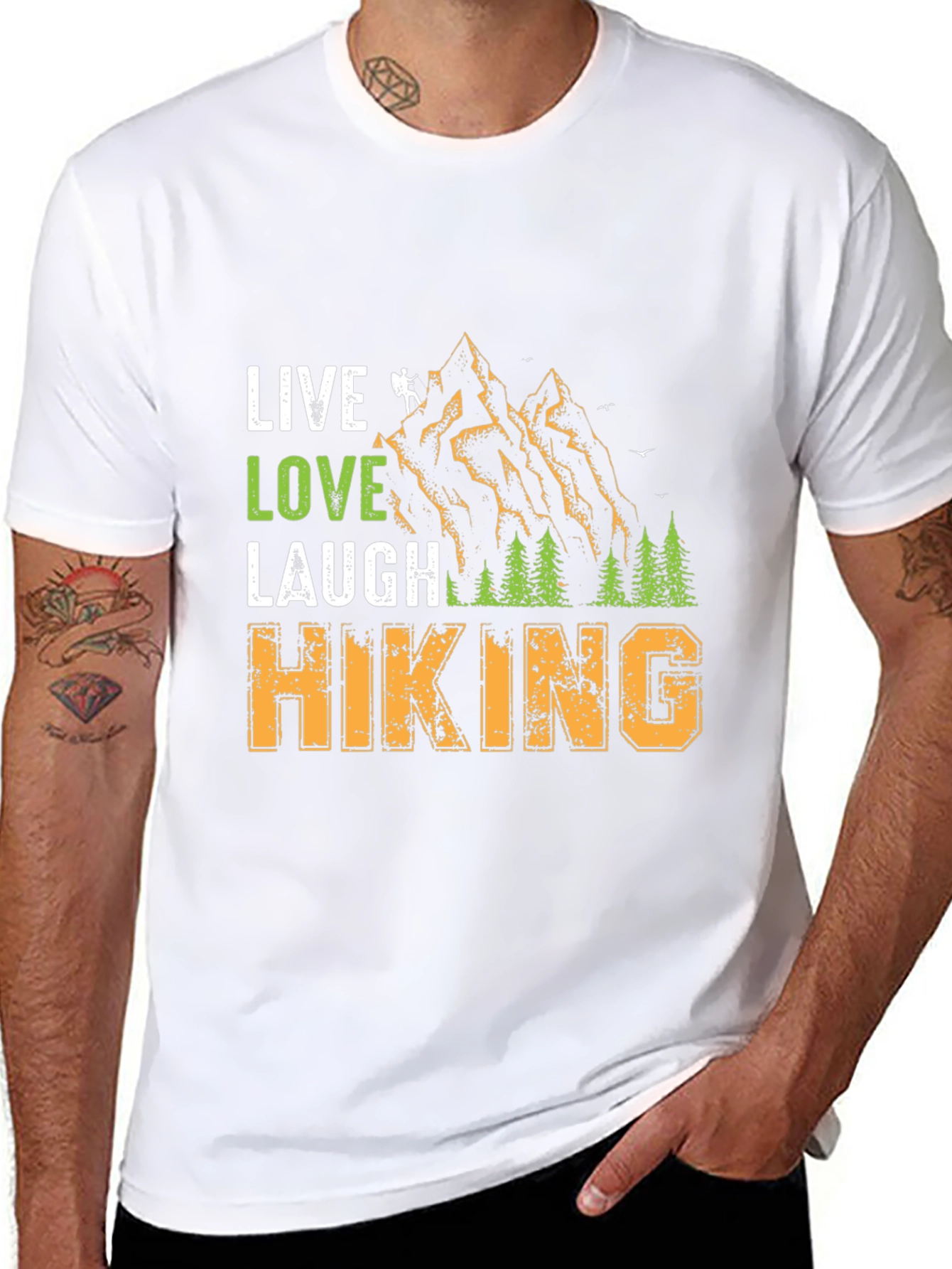 Live Love Laugh Hiking Tee - Adventure Ready