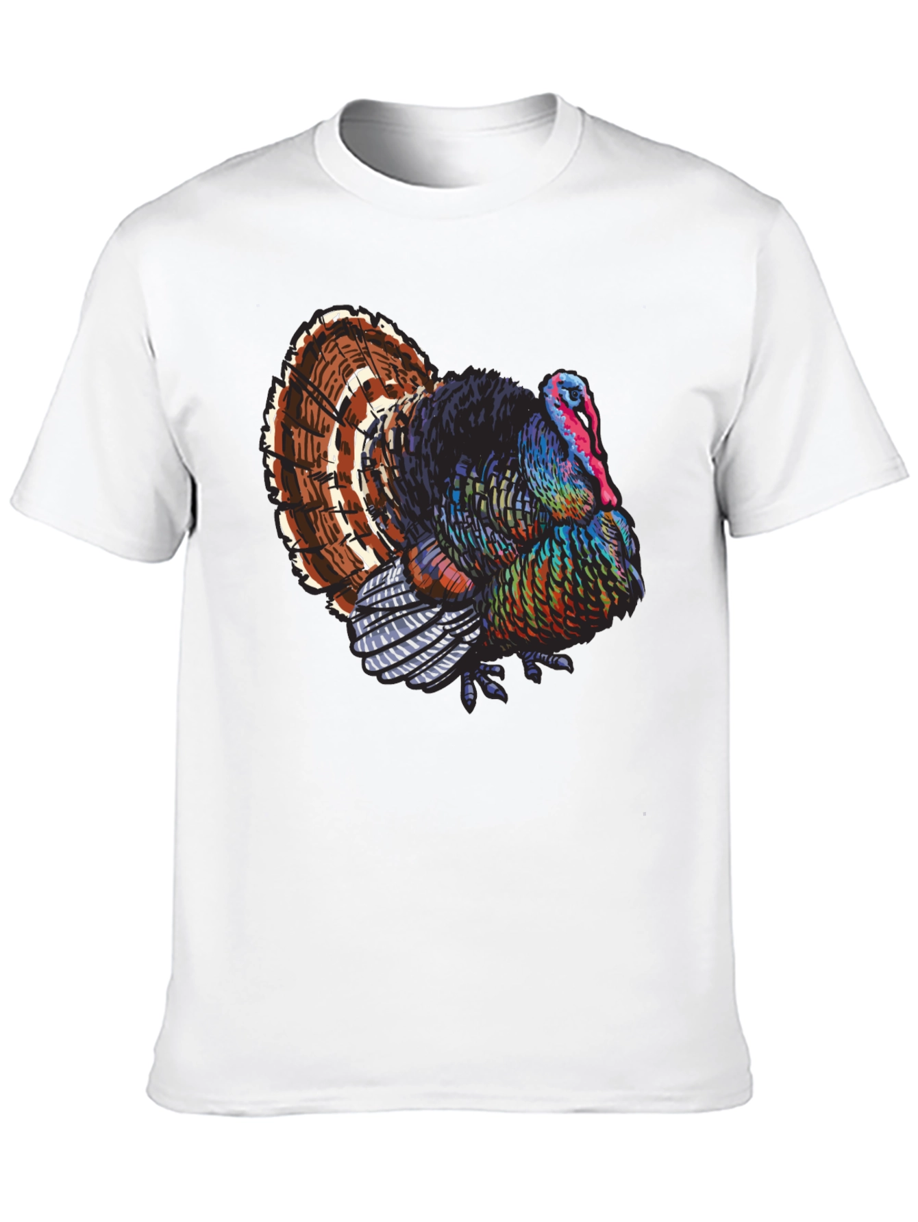 Turkey Graphic Tee - Thanksgiving Holiday Shirt