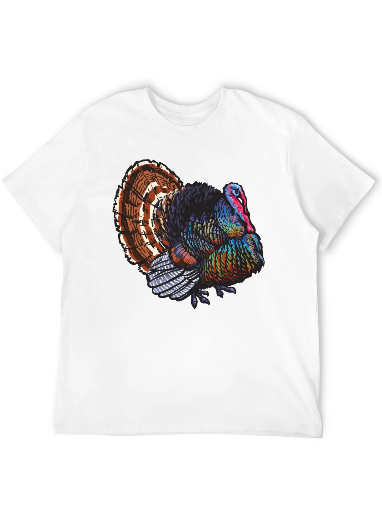 Turkey Graphic Tee - Thanksgiving Holiday Shirt