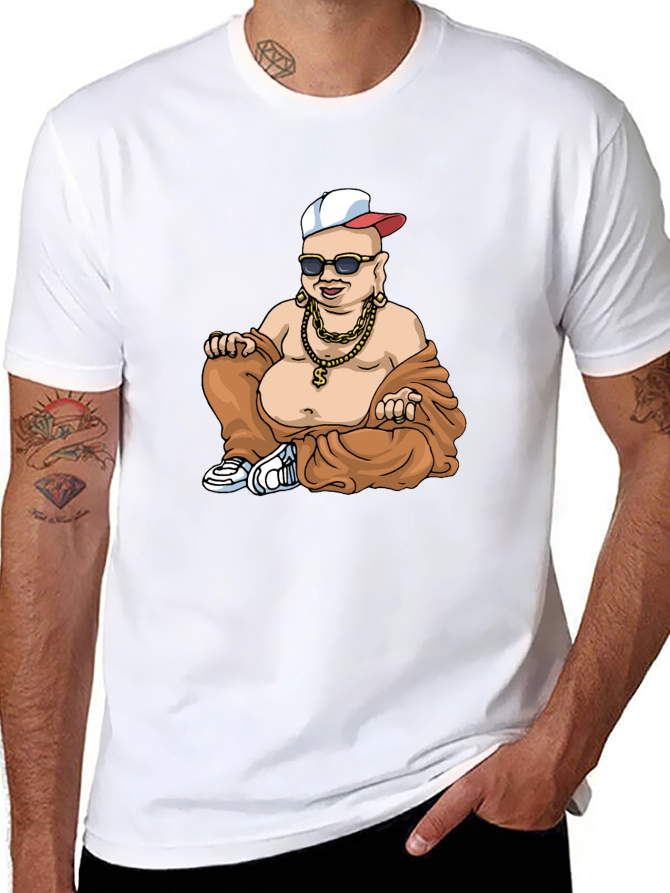 Buddha Style Mens Graphic T-Shirt