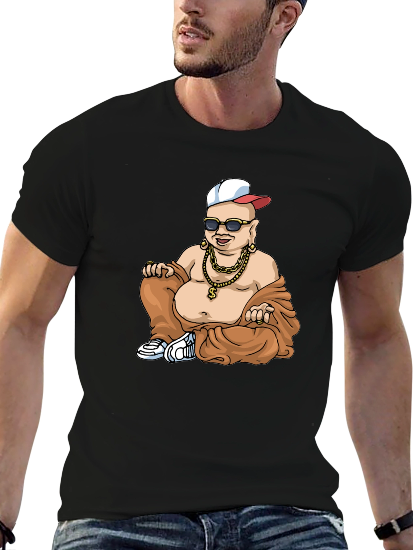 Buddha Style Mens Graphic T-Shirt
