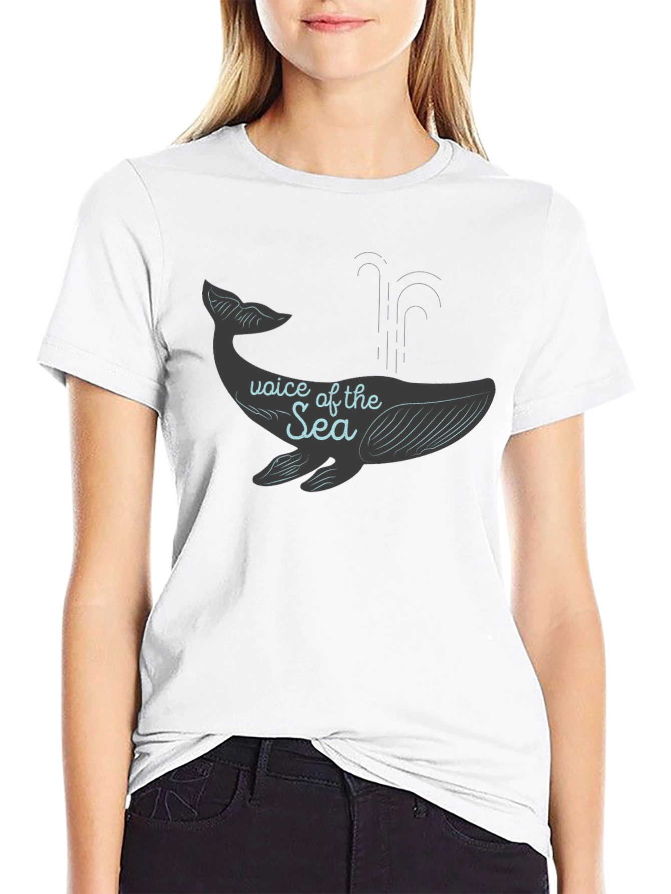 Voice of the Sea Whale Graphic Tee