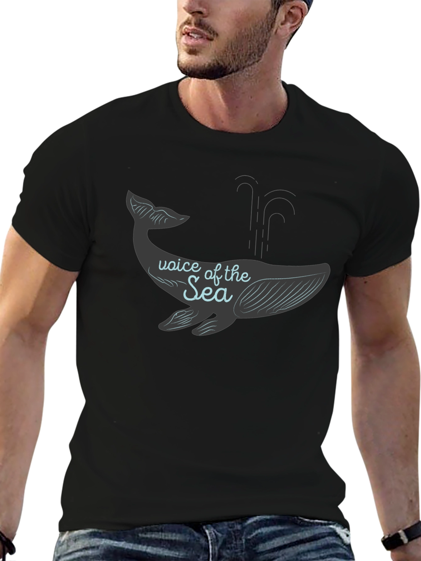 Voice of the Sea Whale Graphic Tee
