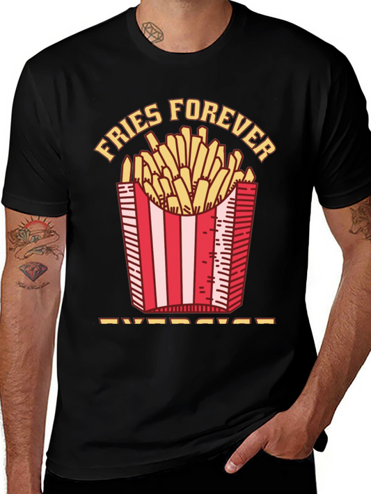 Fries Forever Graphic Tee - Unisex Comfort Fit