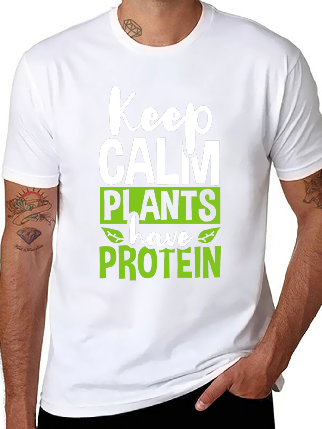 Keep Calm Plants Have Protein T-Shirt
