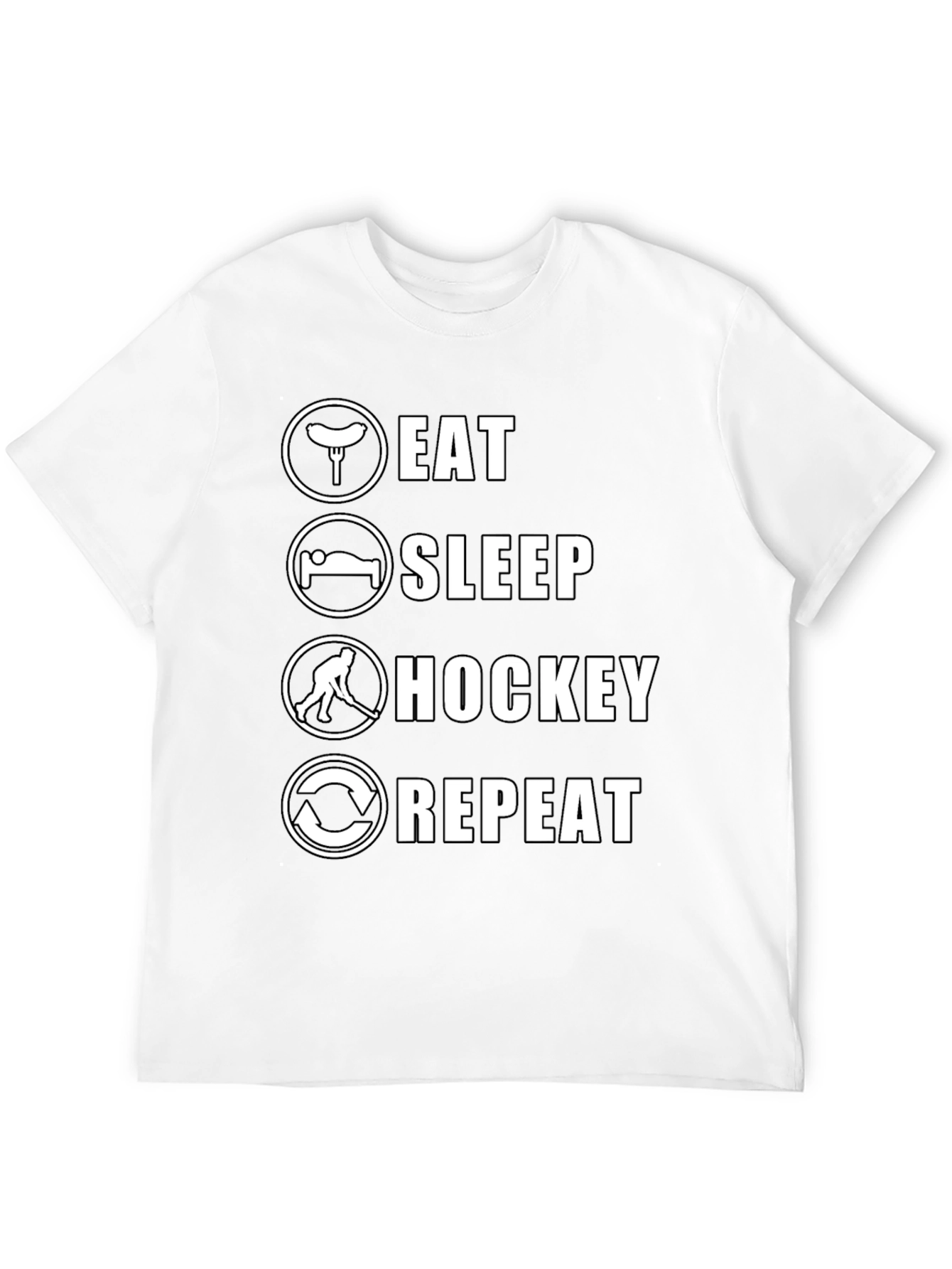 Eat Sleep Hockey Repeat T-Shirt