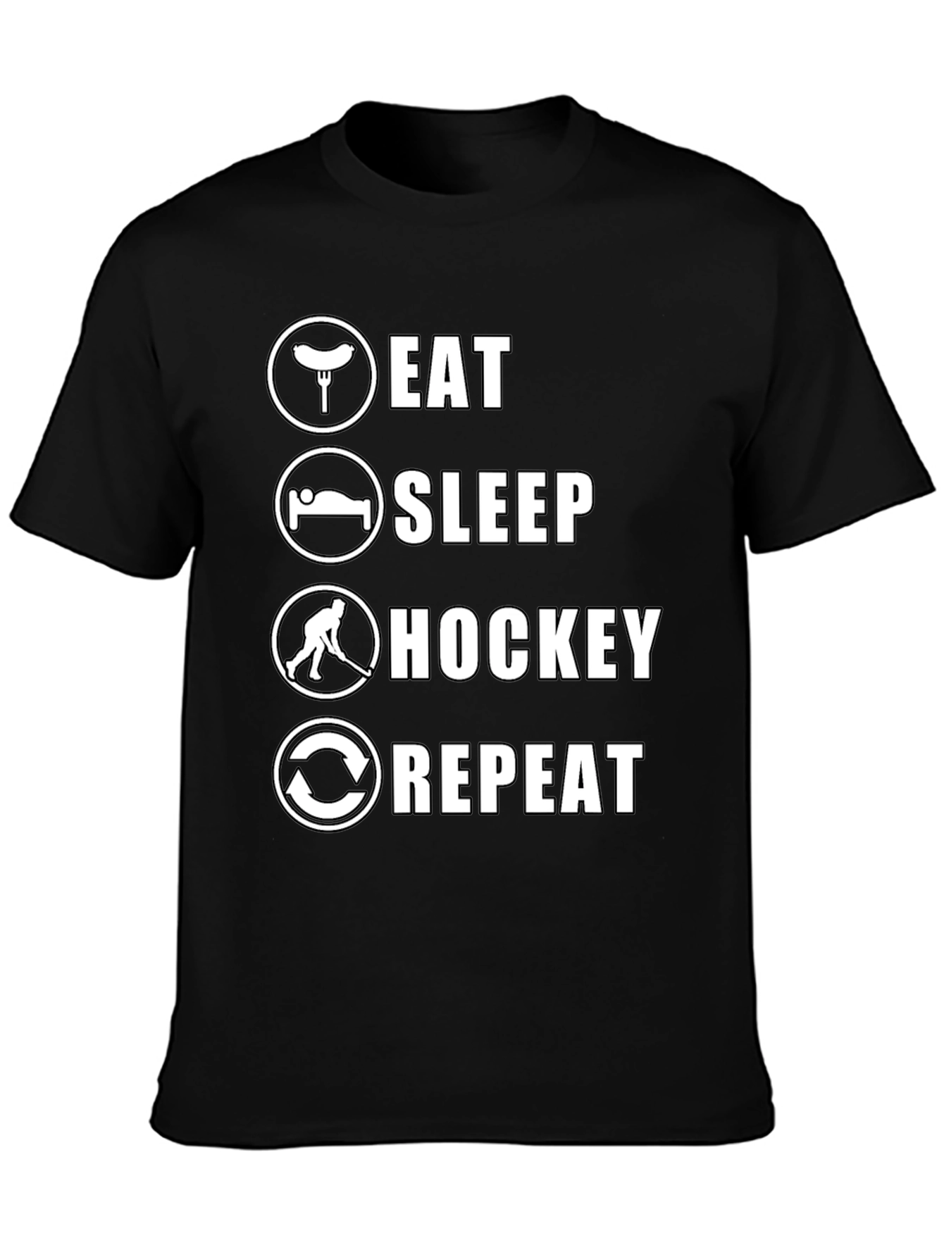 Eat Sleep Hockey Repeat T-Shirt