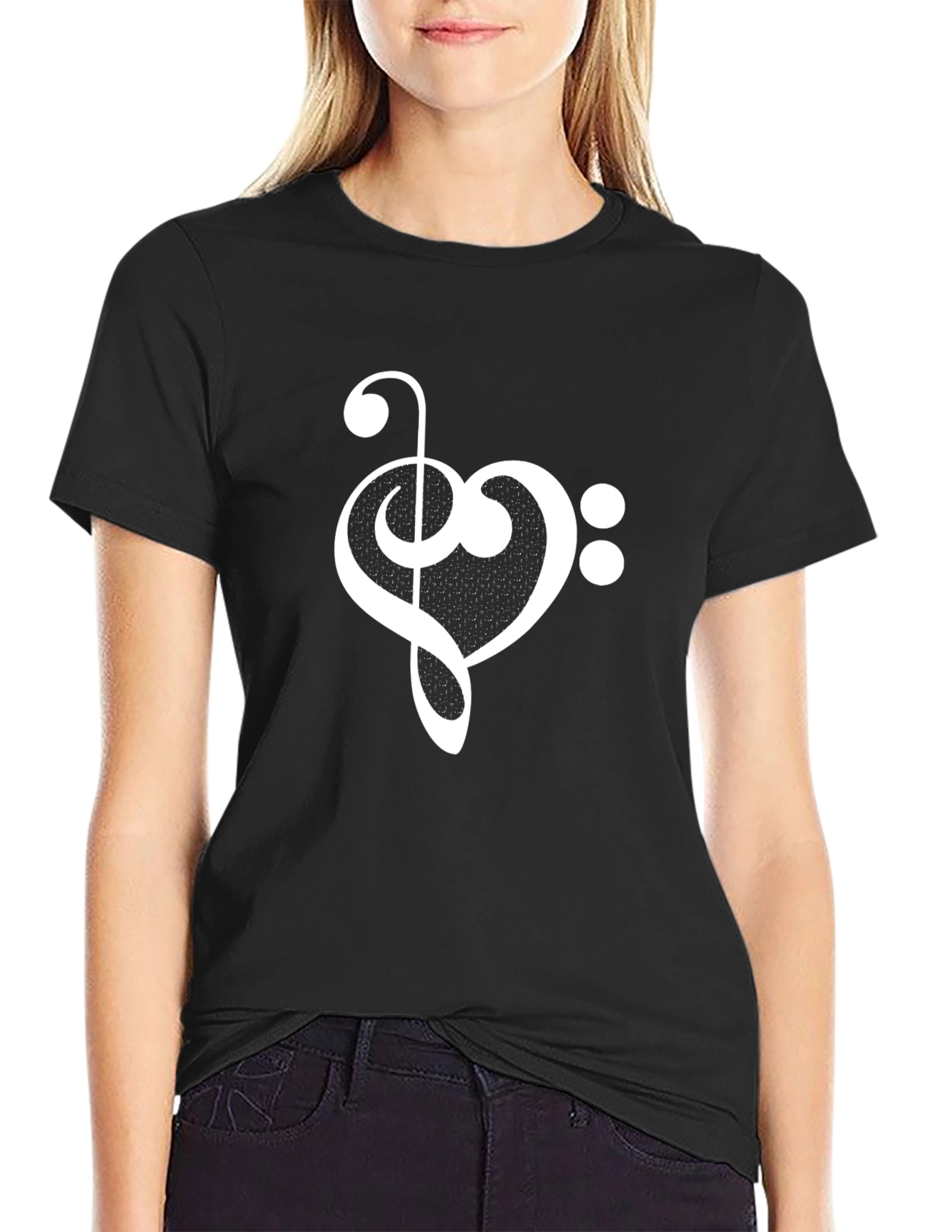 Musical Heart T-Shirt - Stylish & Unique Design