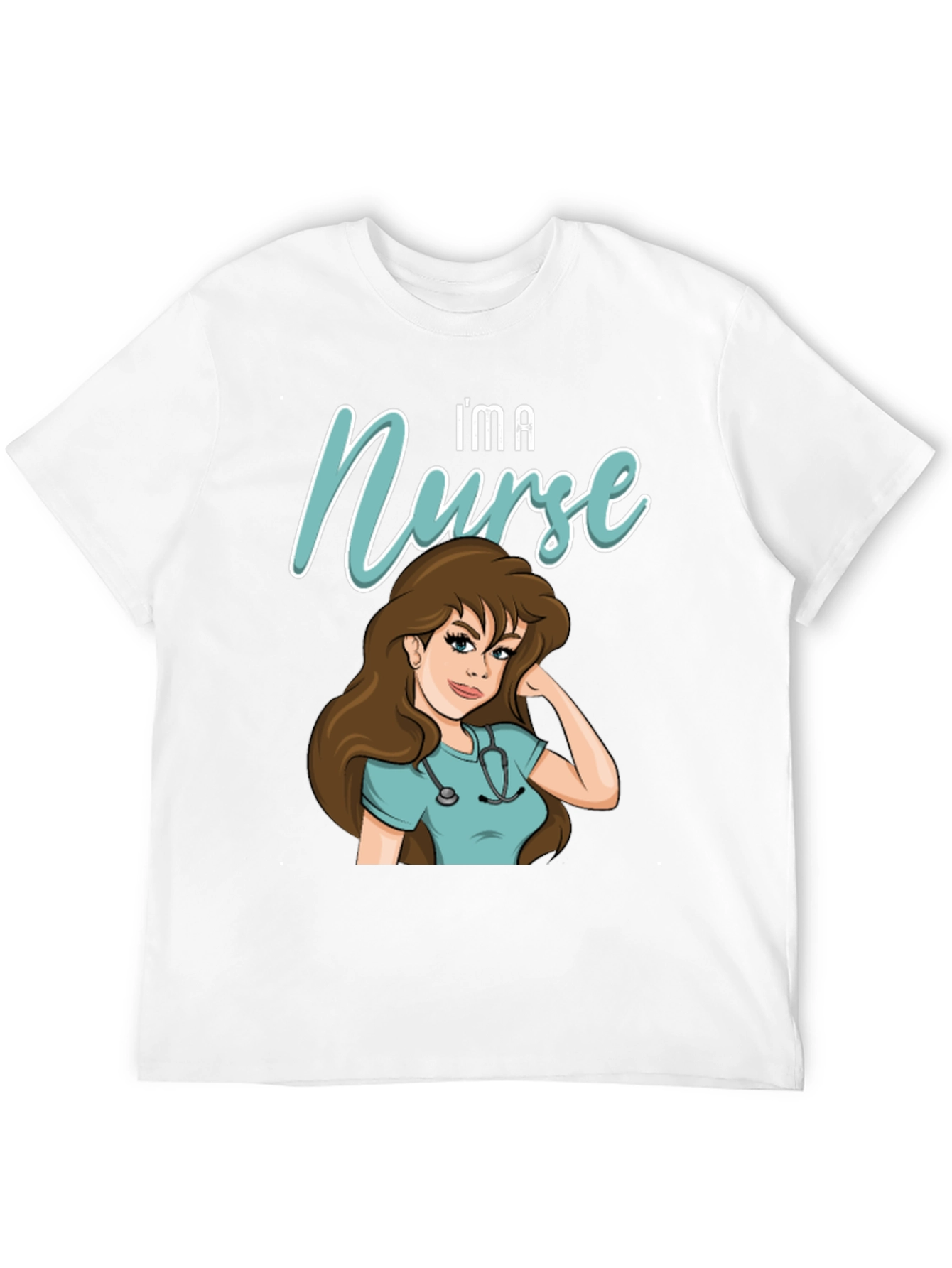 Im A Nurse T-Shirt - Cartoon Nurse Graphic Tee