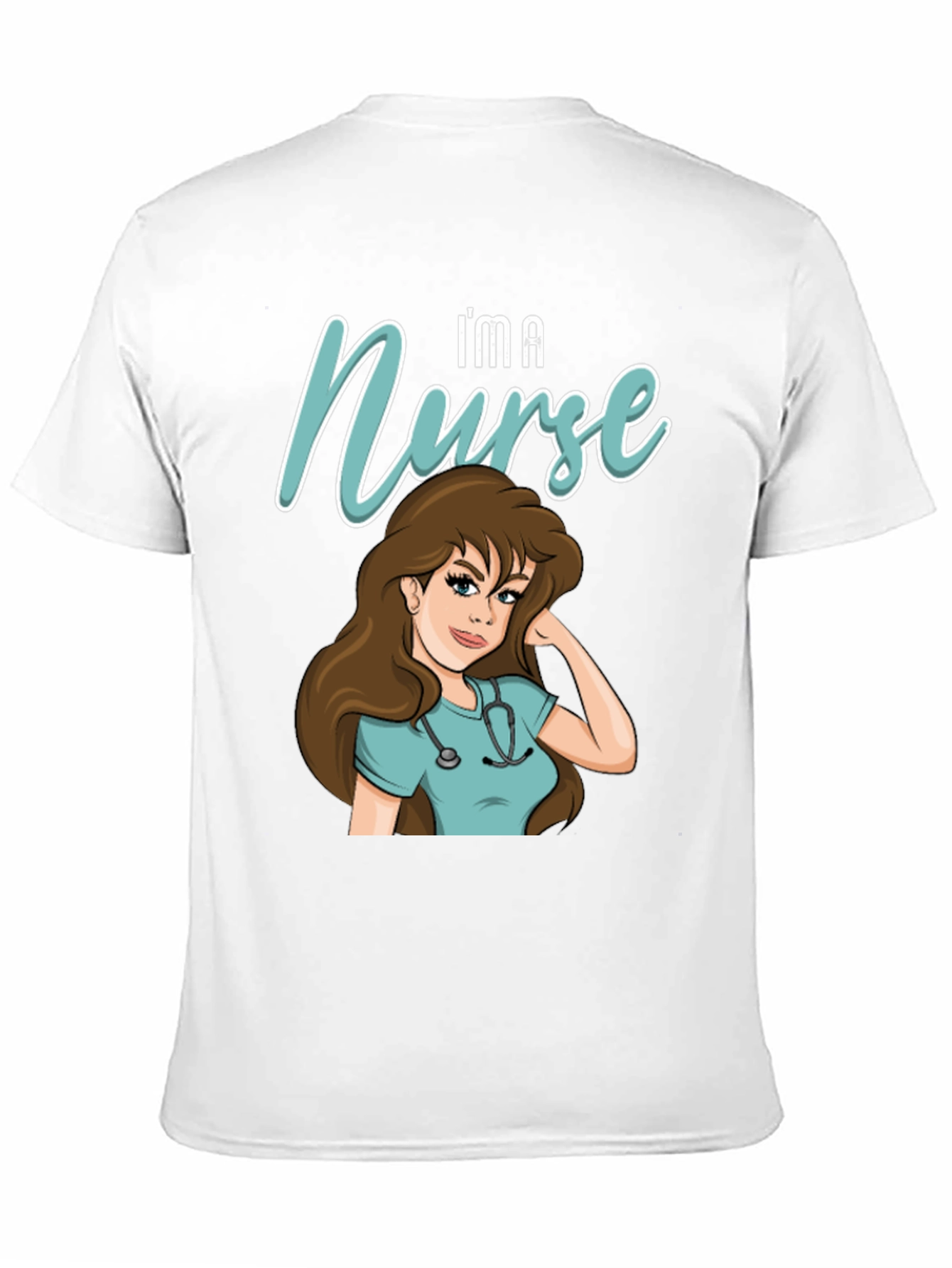 Im A Nurse T-Shirt - Cartoon Nurse Graphic Tee