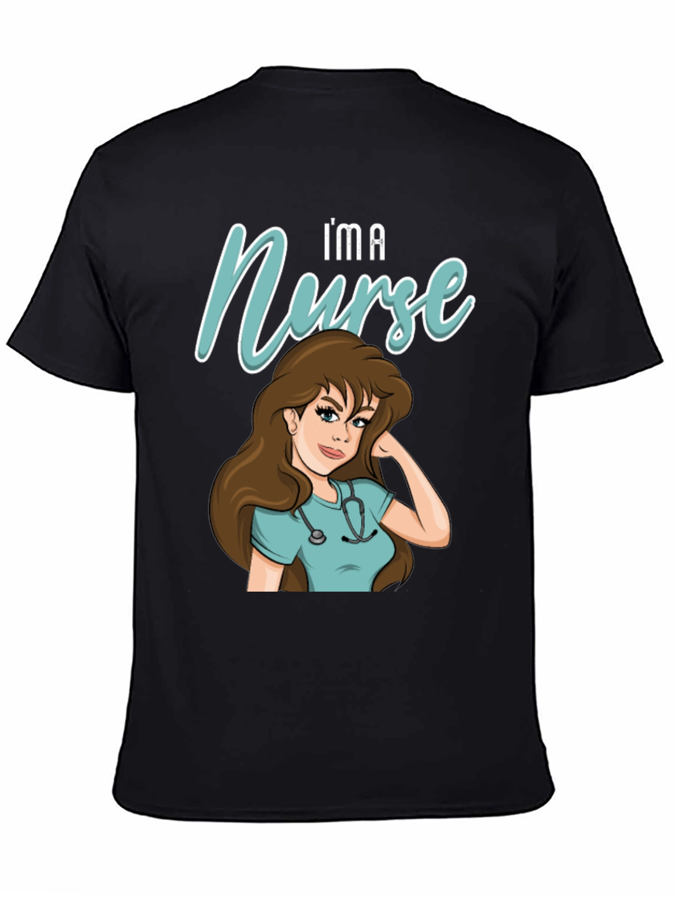 Im A Nurse T-Shirt - Cartoon Nurse Graphic Tee