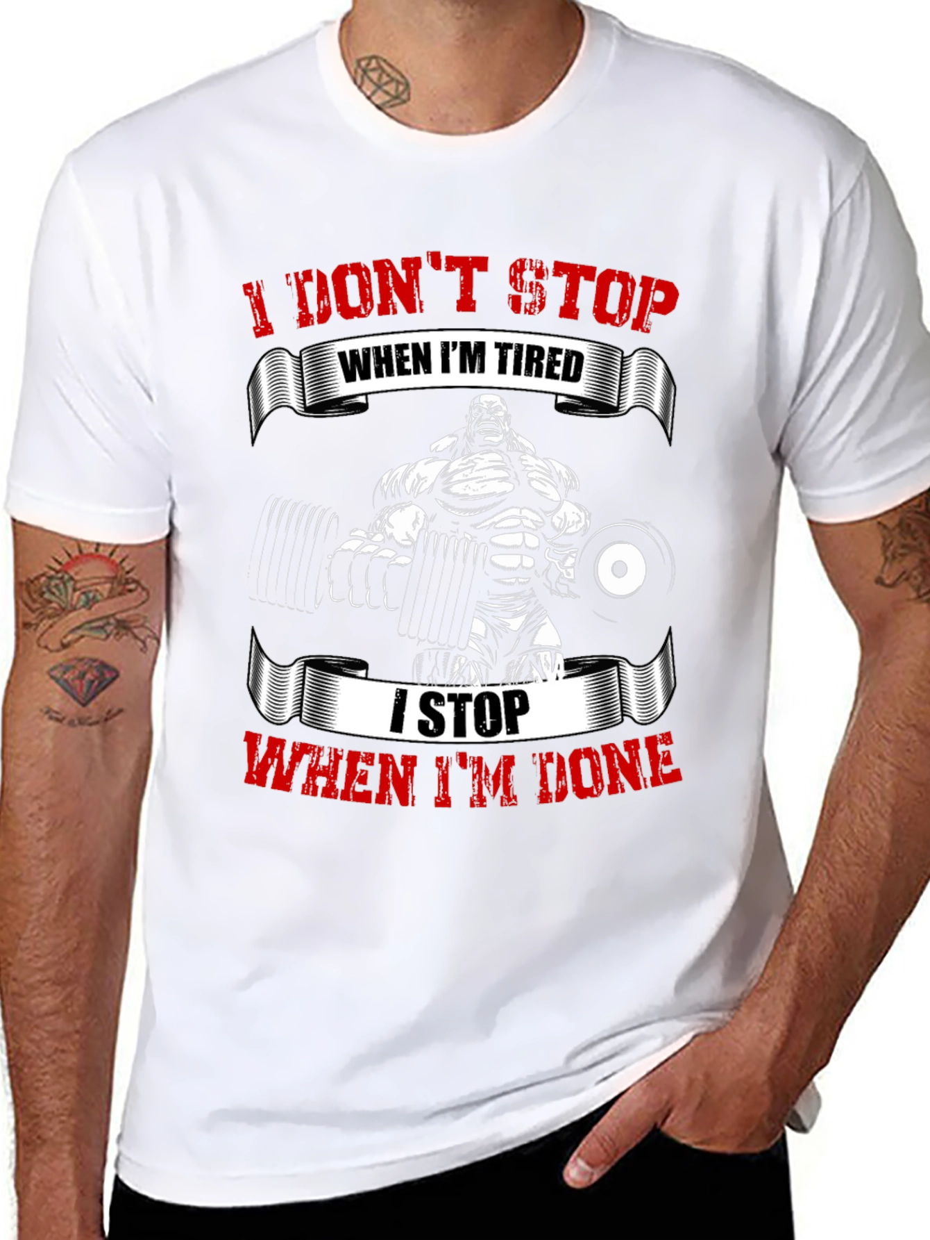 I Dont Stop When Im Tired Gym T-Shirt