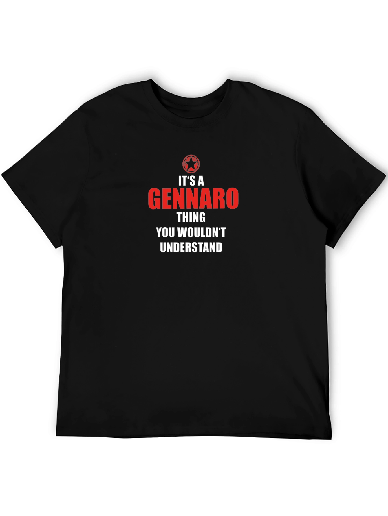 Gennaro Thing T-Shirt - Unique Personalized Apparel