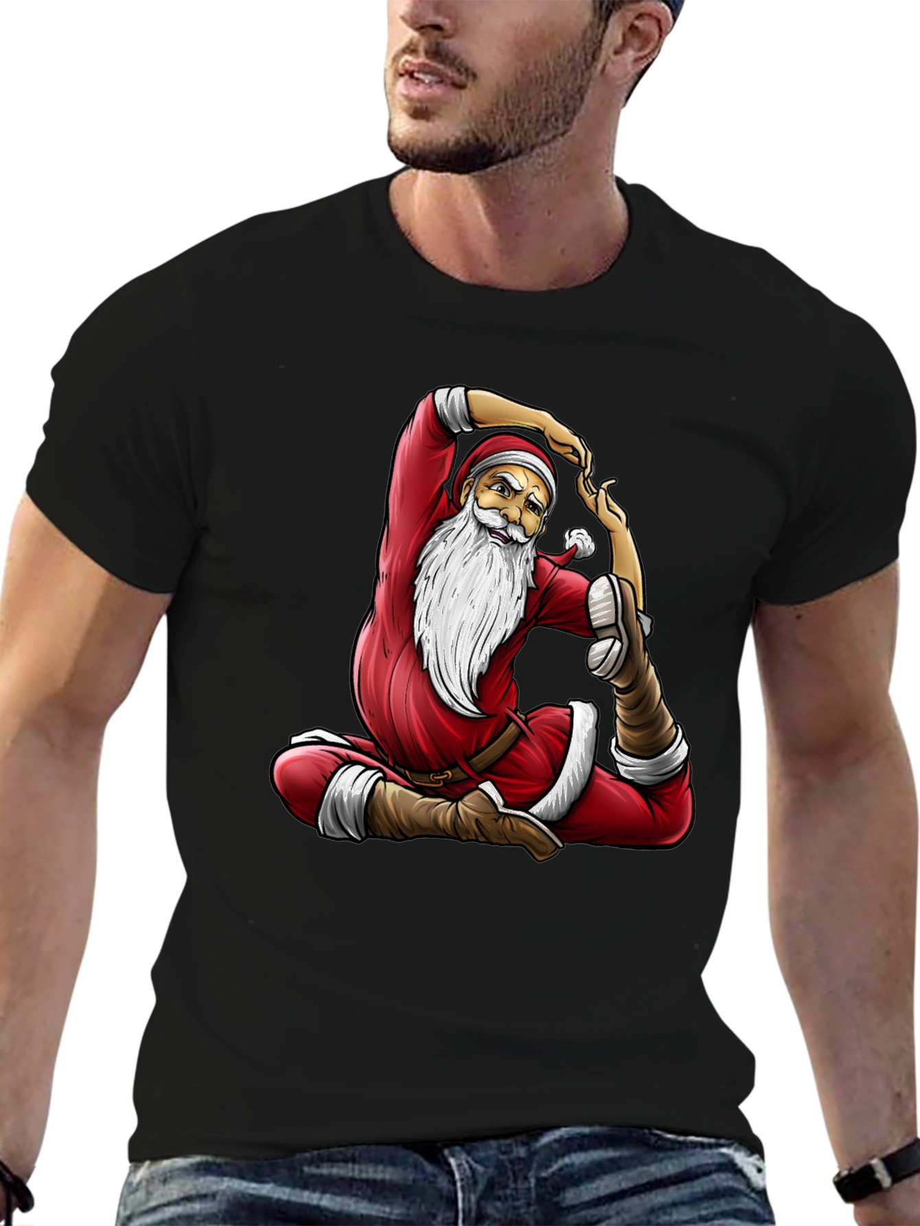 Yoga Santa Claus T-Shirt