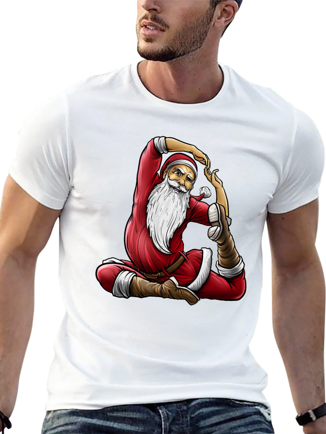 Yoga Santa Claus T-Shirt