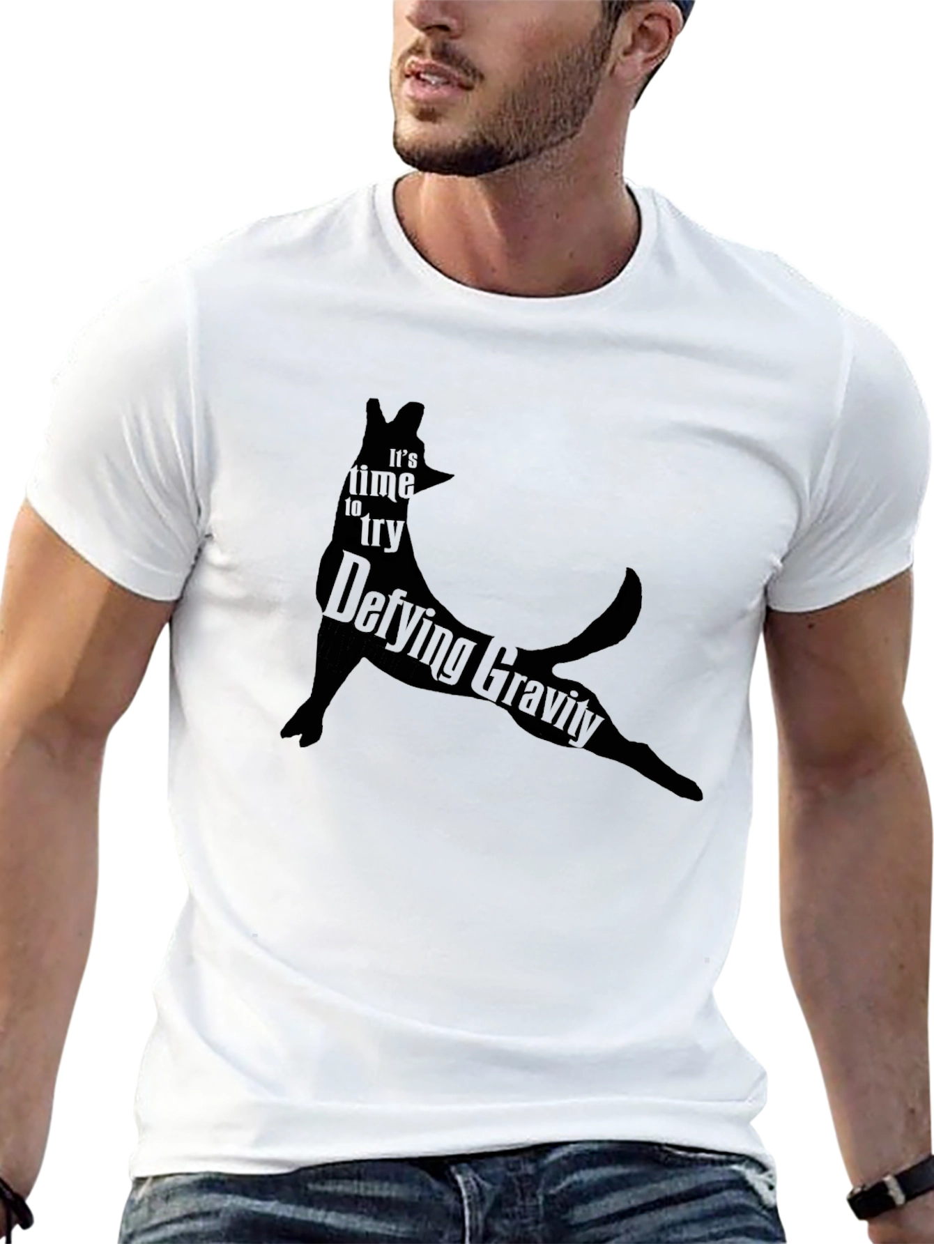 Defying Gravity Graphic Tee - Black