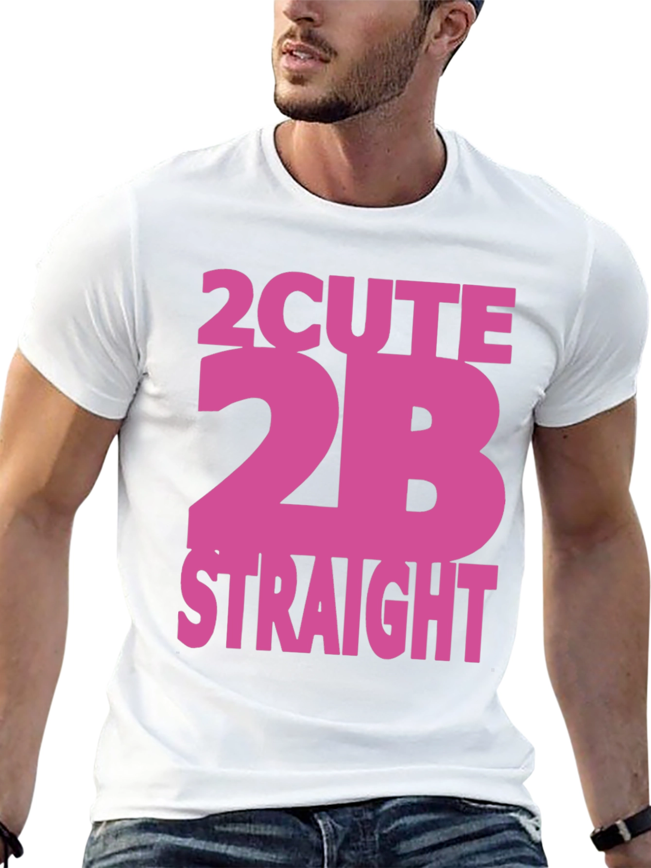 2 Cute 2B Straight Graphic Tee