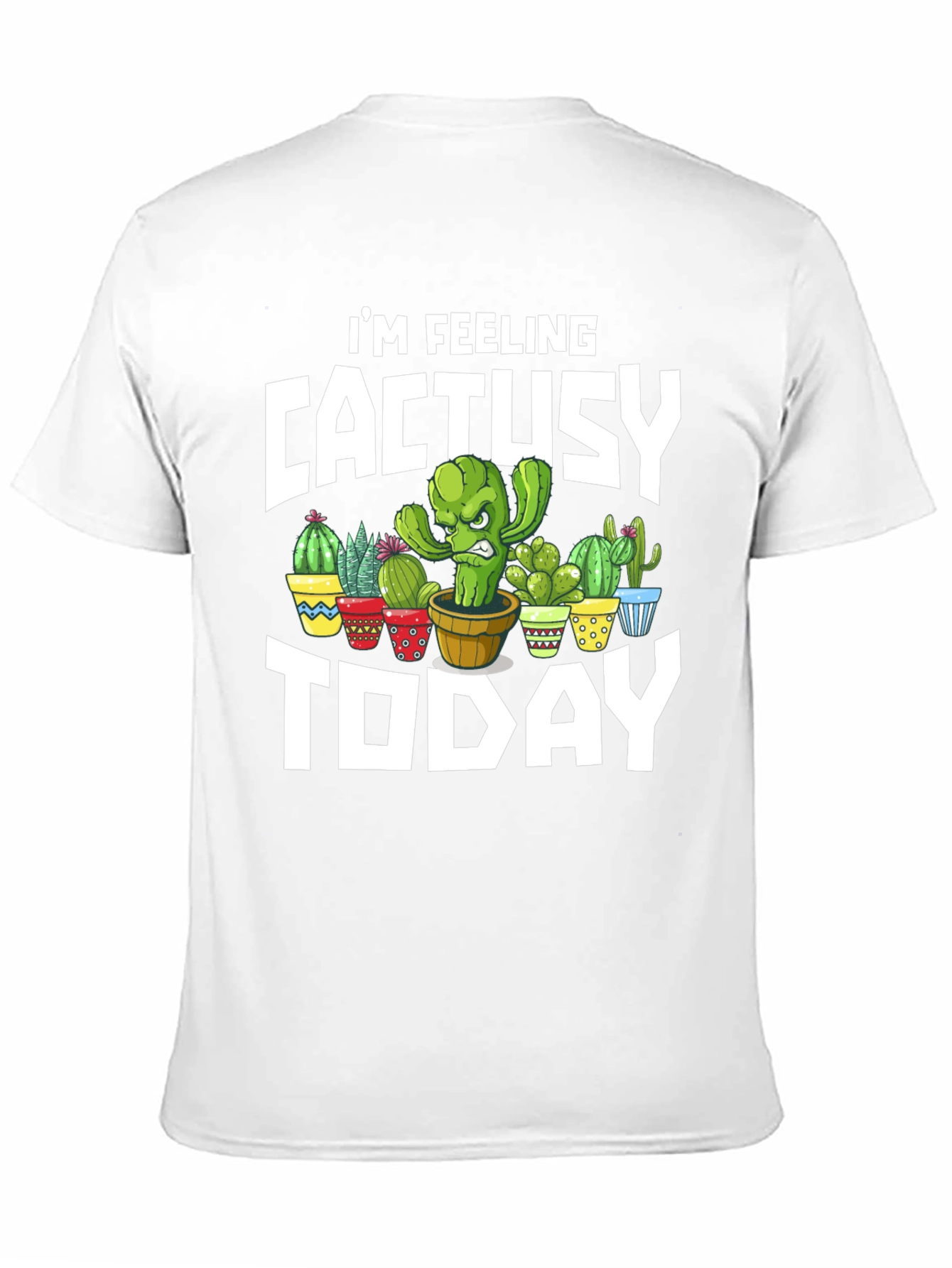 CactUsy Today T-Shirt - Humorous Cactus Graphic Tee