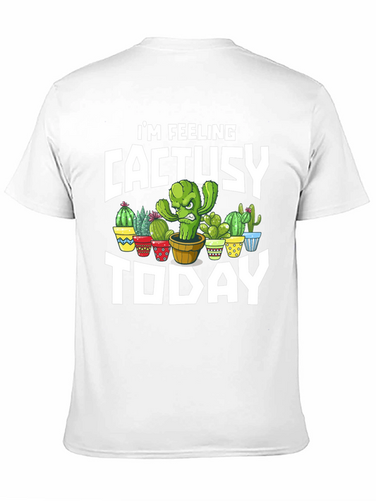 CactUsy Today T-Shirt - Humorous Cactus Graphic Tee