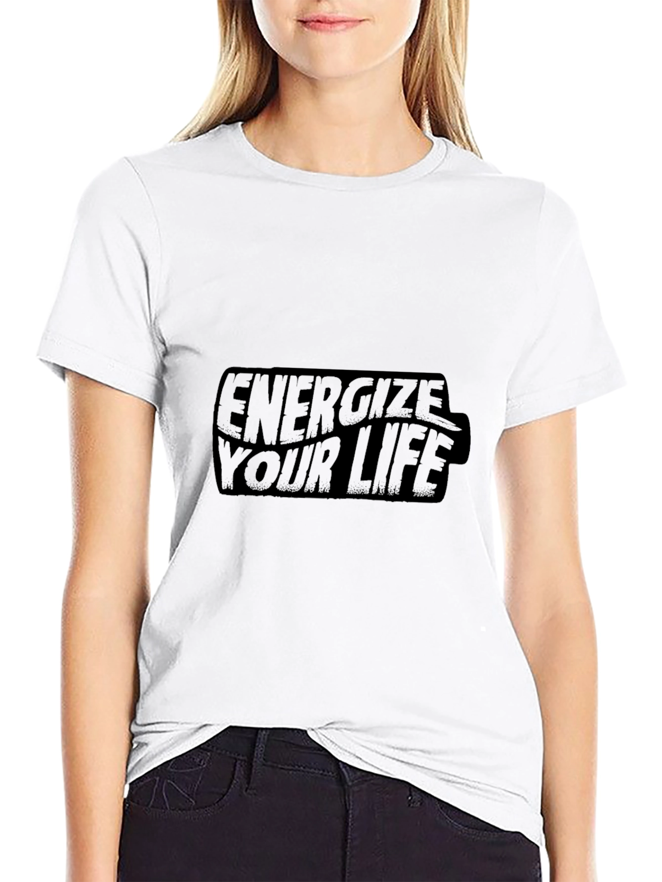 Energize Your Life Black T-Shirt