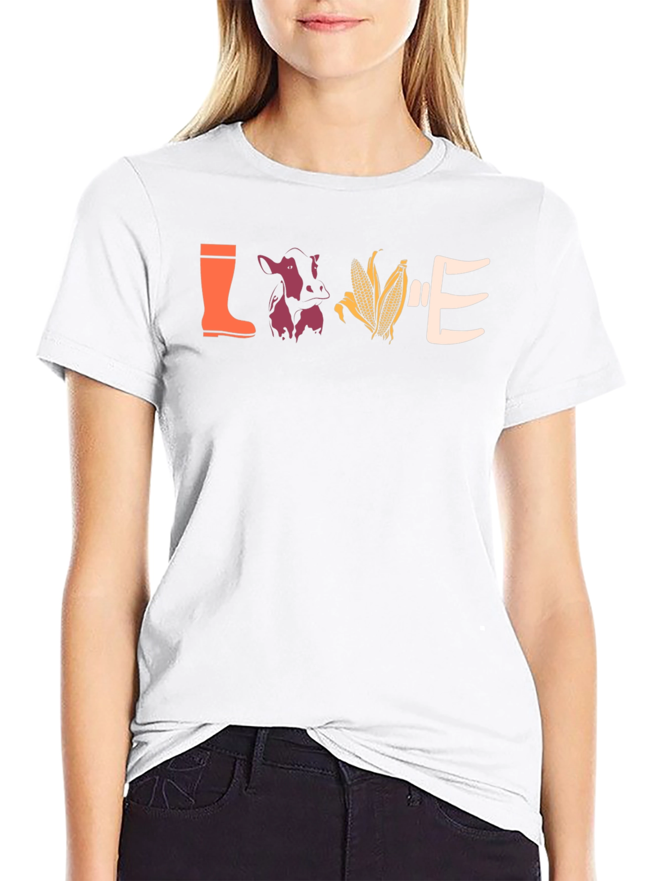 Love Farming Black T-Shirt