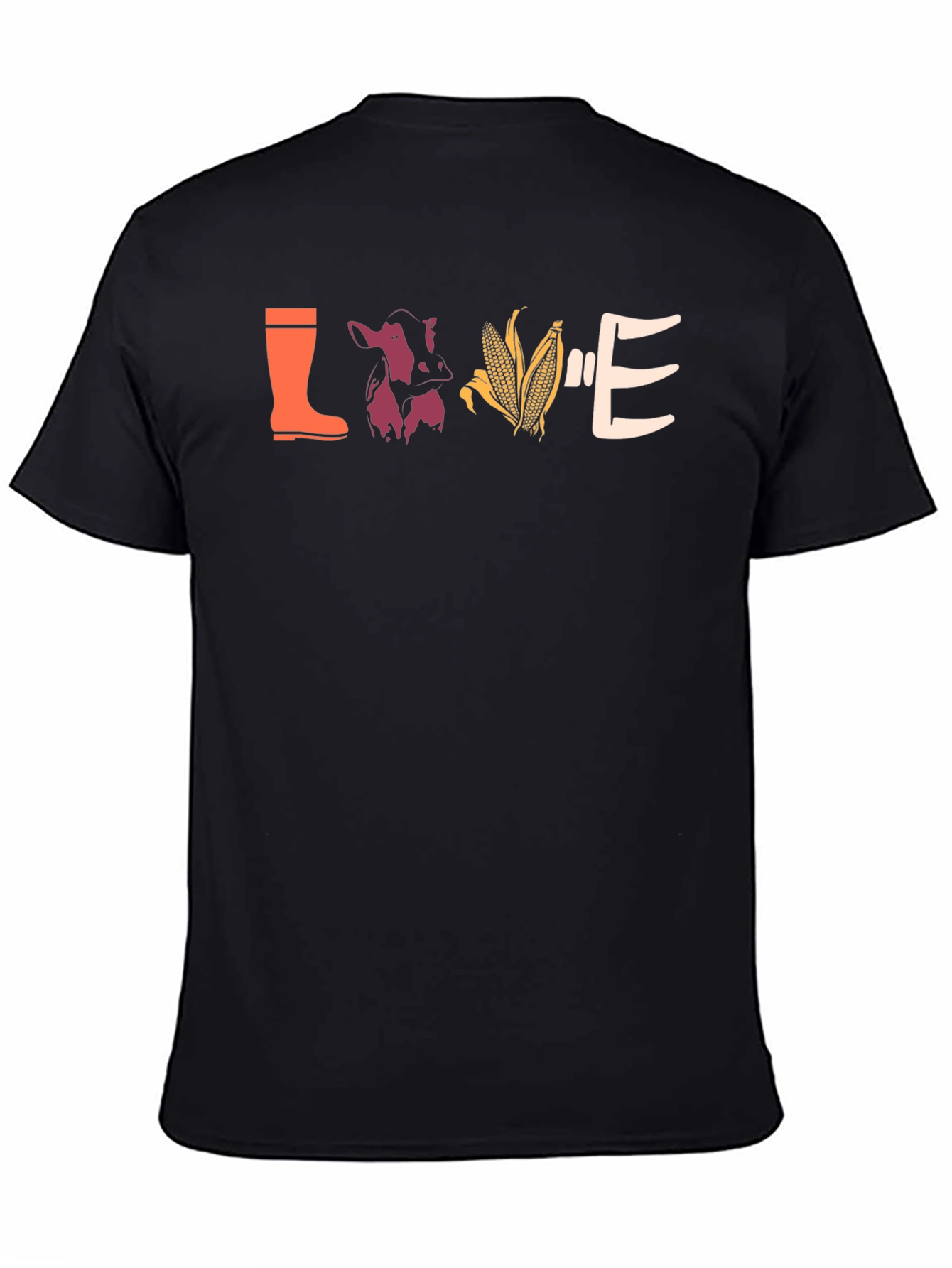Love Farming Black T-Shirt