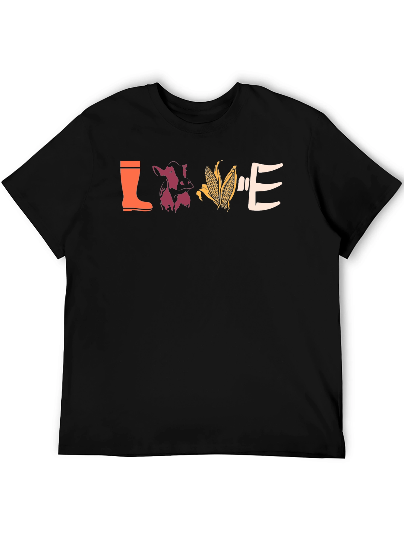 Love Farming Black T-Shirt