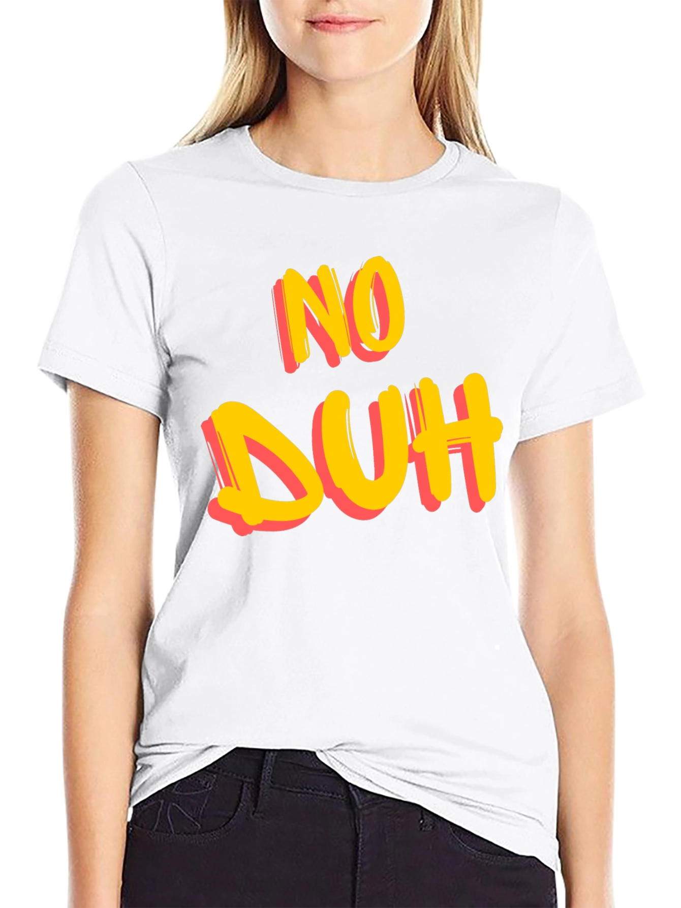 No Duh Graphic Tee - Casual Cotton T-Shirt