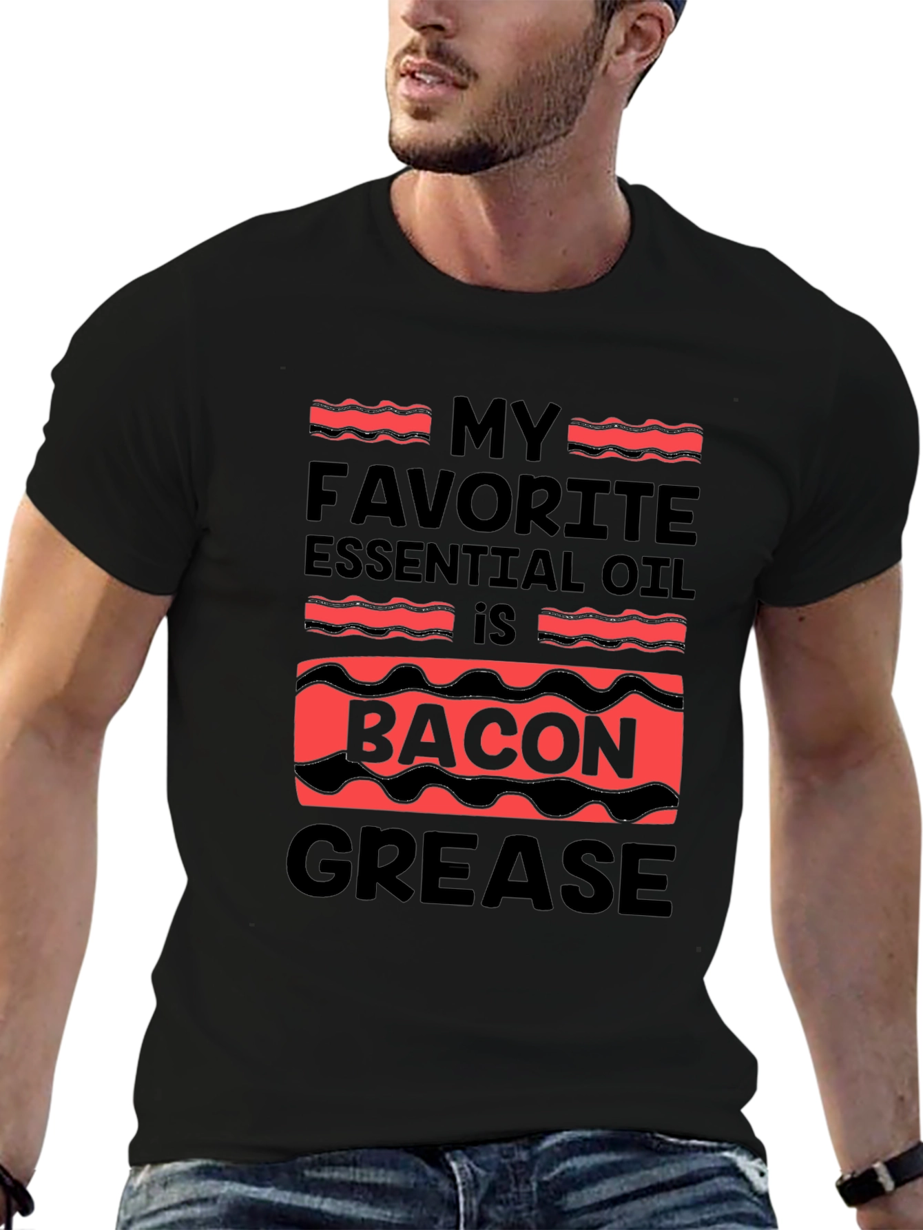 Bacon Grease Essential Oil Funny T-Shirt