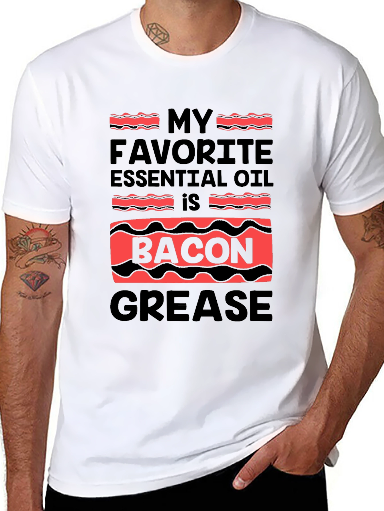 Bacon Grease Essential Oil Funny T-Shirt