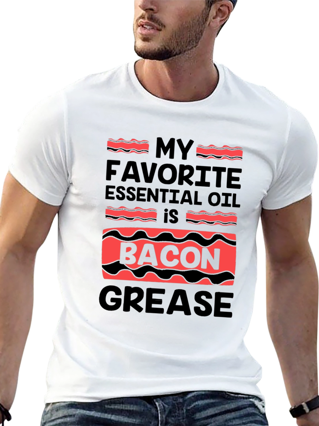 Bacon Grease Essential Oil Funny T-Shirt