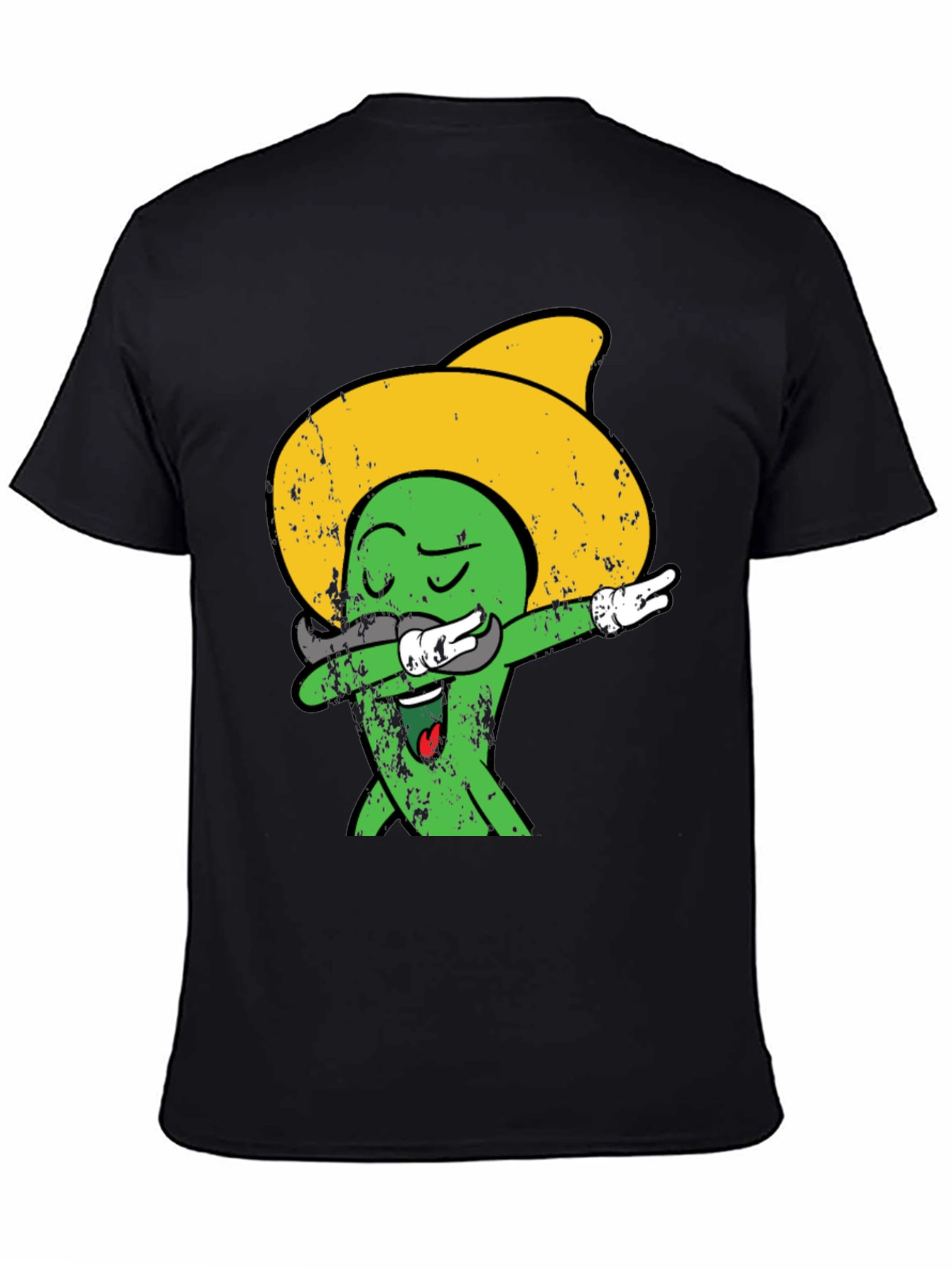 Dabbing Cactus Sombrero Graphic Tee